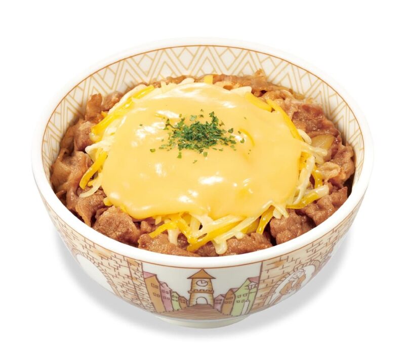とろ〜り3種のチーズ牛丼